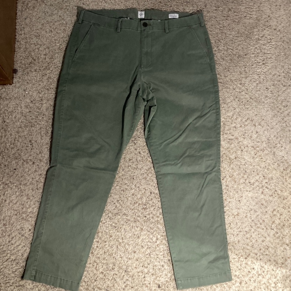 GAP Green Khaki Pants Vintage - Size 38x30
